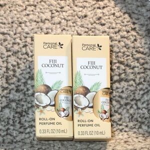 Personal Care Figi Coconut Roll-On Perfume Oil 0.33 Fl Oz (Set of 2).